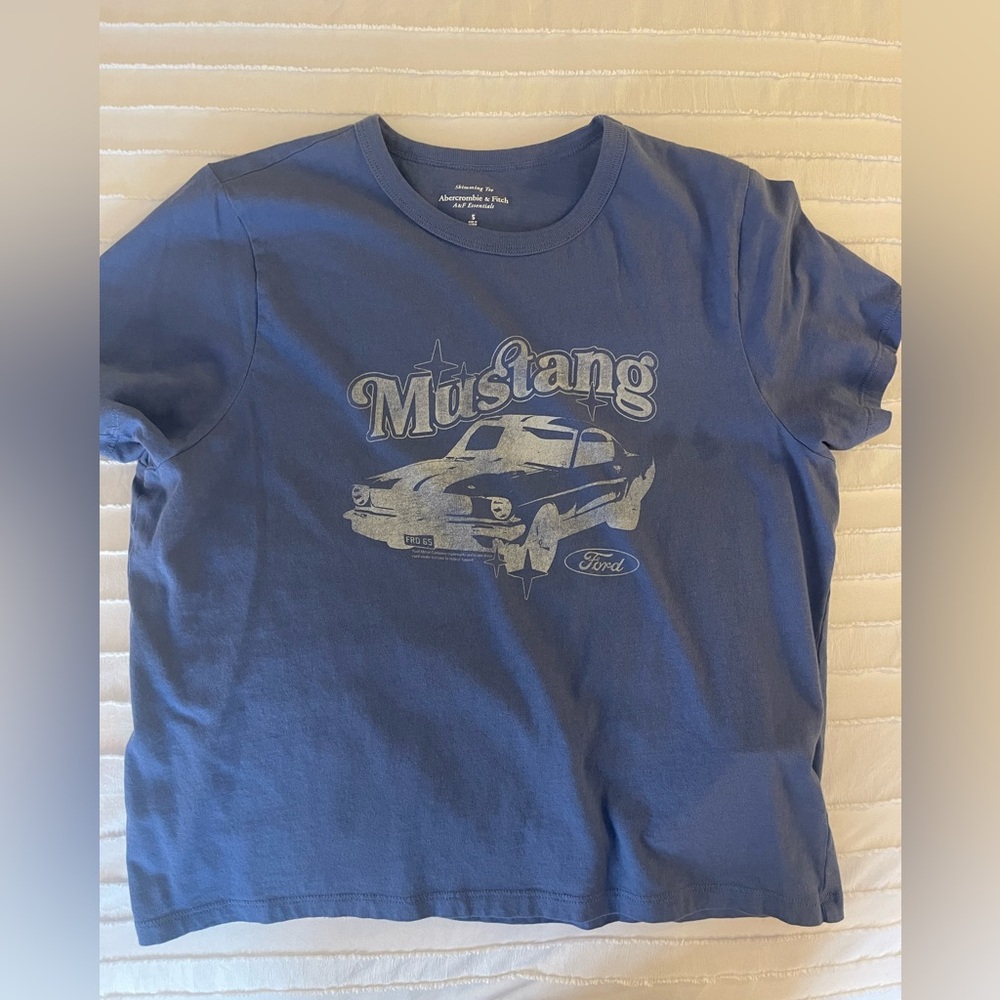 Abercrombie & Fitch Blue Skimming Tee